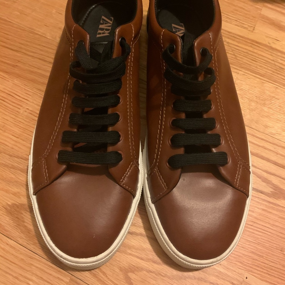 Zara leather shoes
